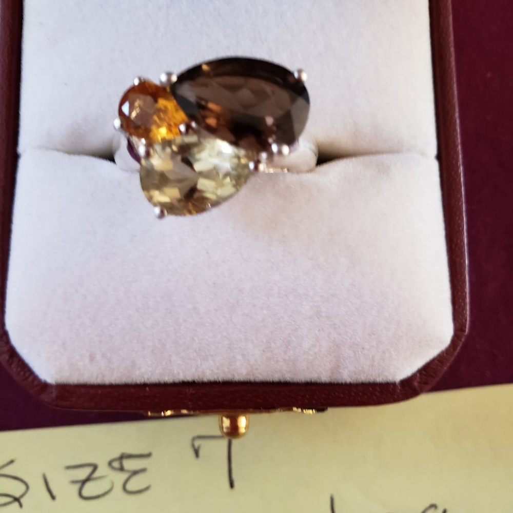 Sterling and Quartz Ring